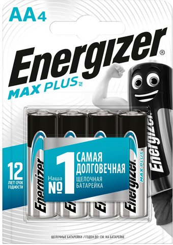 Батарейка Energizer Max Plus AA 4 шт - 1/1