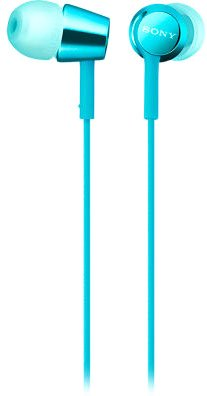 Наушники Sony MDR-EX155AP (голубой) - 1/1