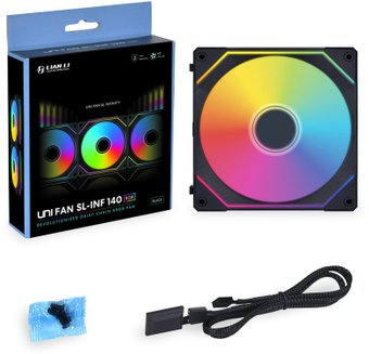 Вентилятор для корпуса Lian Li Uni Fan SL Infinity 140 G99.14SLIN1B.R0 - 1/1