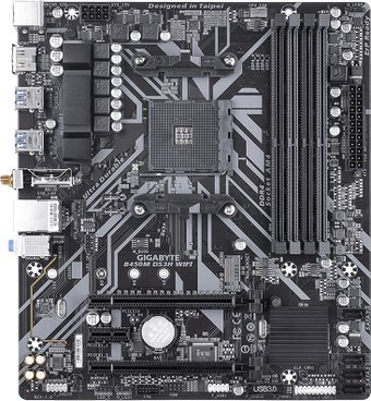 Материнская плата Gigabyte B450M DS3H WiFi (rev. 1.x) - 1/1