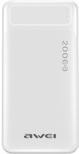 Внешний аккумулятор Awei P6K 20000mAh (белый) - 1/1