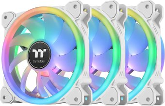 Комплект вентиляторов для корпуса с контроллером Thermaltake SWAFAN 12 RGB Radiator Fan TT Premium Edition White CL-F145-PL12SW-A - 1/1