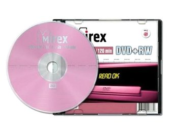 DVD+RW диск Mirex 4.7Gb 4x UL130022A4S (1 шт.) - 1/1
