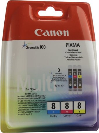 Картридж Canon CLI-8 MultiPack [0621B029AA] - 1/1