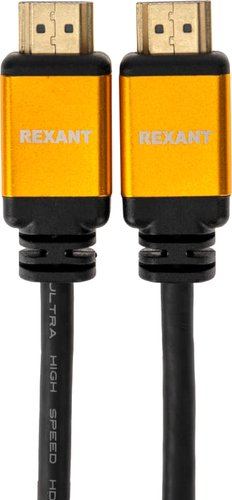 Кабель Rexant HDMI - HDMI 17-6004 (2 м, черный) - 1/1