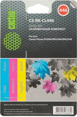 Чернила CACTUS CS-RK-CL446 (заправочный набор) - 1/1