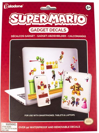 Набор наклеек Paladone Super Mario Gadget Decals - 1/1