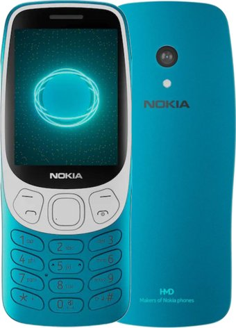 Кнопочный телефон Nokia 3210 4G (2024) Dual SIM TA-1618 (бирюзовый) - 1/1