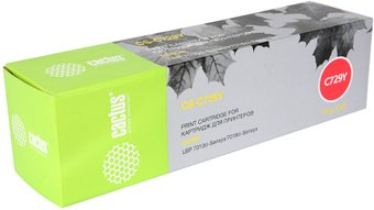 Картридж CACTUS CS-C729Y - 1/1