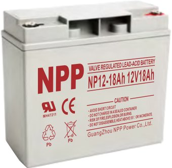 Аккумулятор для ИБП NPP NP 12-18.0 (12В/18.0 А·ч) - 1/1