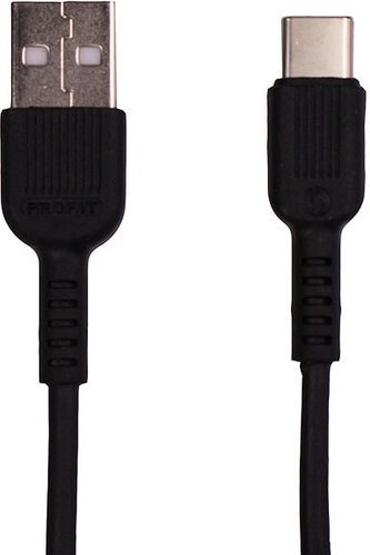 Кабель Profit QY-15 USB Type-C 1 м (черный) - 1/1