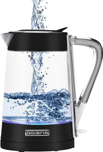 Электрический чайник Polaris PWK 1715CGL Water Way Pro (черный) - 1/1