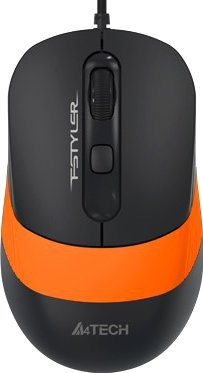 Мышь A4Tech Fstyler FM10 (черный/оранжевый) - 1/1
