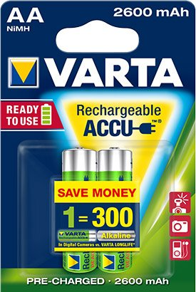 Аккумулятор Varta AA 2600mAh 2 шт. - 1/1