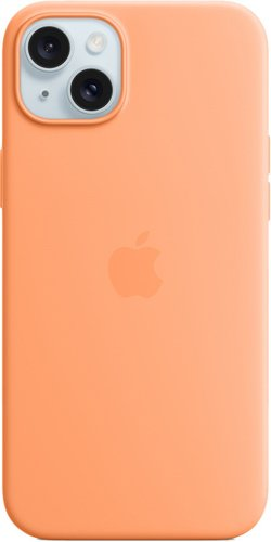 Чехол для телефона Apple MagSafe Silicone Case для iPhone 15 Plus (апельсиновый сорбет) - 1/1
