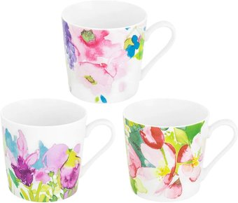 Набор кружек Elan Gallery Ирисы Летние цветы. Яблоневый цвет 730759 - 1/1