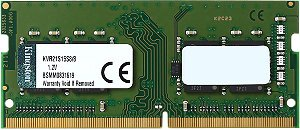 Оперативная память Kingston ValueRam 8GB DDR4 PC4-17000 SO-DIMM [KVR21S15S8/8] - 1/1