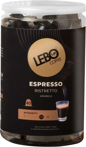 Кофе в капсулах LEBO Coffee Espresso Ristretto 220 г - 1/1
