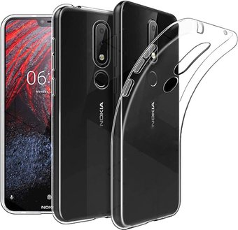 Чехол для телефона KST для Nokia 7.1 Plus (X7) 2018 (прозрачный) - 1/1