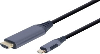 Кабель Cablexpert CC-USB3C-HDMI-01-6 USB Type-C - HDMI (1.8 м, фиолетовый) - 1/1