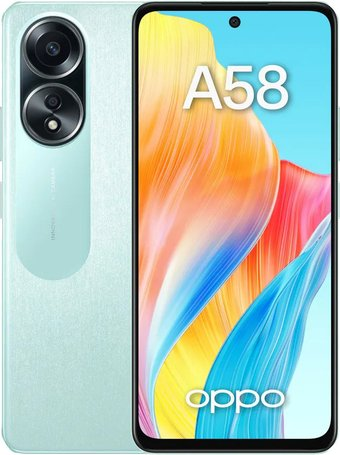 Смартфон Oppo A58 CPH2577 6GB/128GB международная версия (светло-зеленый) - 1/1