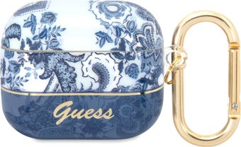 Чехол CG Mobile Guess Toile de Jouy для AirPods 3 GUA3HGPLHB (синий) - 1/1