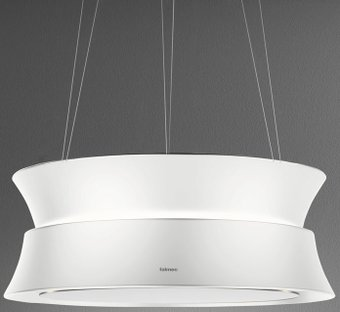 Кухонная вытяжка Falmec Dama Circle-Tech Island 60 600 м3/ч (белый) - 1/1
