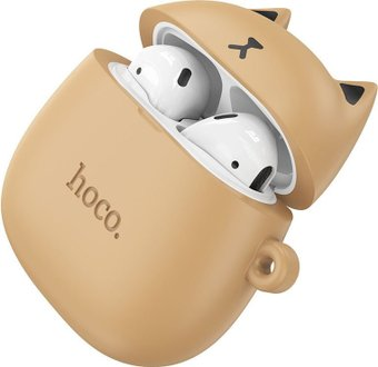 Наушники Hoco EW45 Cute Cat (коричневый) - 1/1