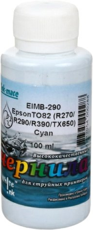 Чернила White Ink Т082 Claria Cyan (100 мл) - 1/1