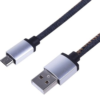 Кабель Rexant 18-4242 USB Type-A - microUSB (1 м, синий) - 1/1