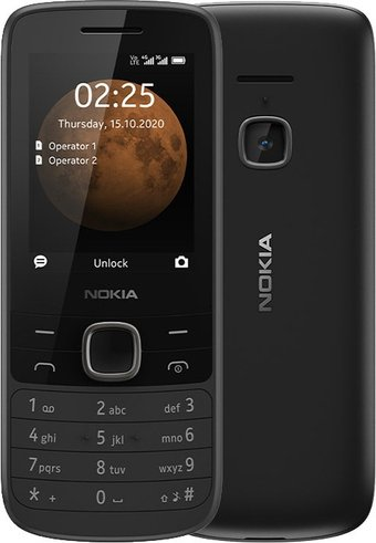 Кнопочный телефон Nokia 225 4G TA-1276 (черный) - 1/1