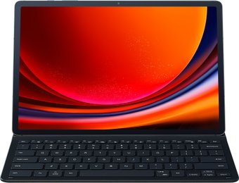 Чехол для планшета Samsung Book Cover Keyboard Slim Tab S9+ (черный) - 1/1