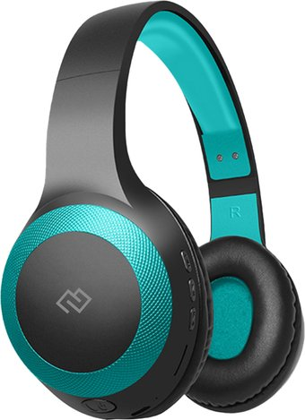 Наушники Digma BT-15 (черный/голубой) - 1/1