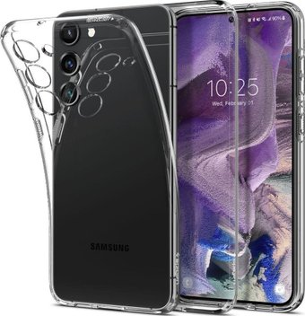 Чехол для телефона Spigen Liquid Crystal для Galaxy S23 ACS05708 (прозрачный) - 1/1