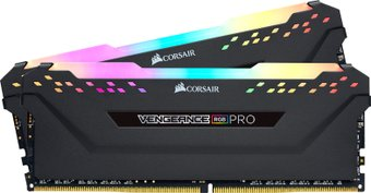 Оперативная память Corsair Vengeance PRO RGB 2x8GB DDR4 PC4-25600 CMW16GX4M2Z3200C16 - 1/1