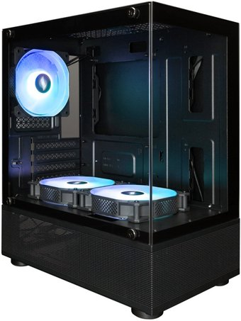 Корпус 1stPlayer MIKU Mi2-A ARGB (черный) - 1/1