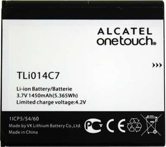 Аккумулятор для телефона Копия Alcatel TLI014C7 - 1/1