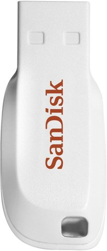 USB Flash SanDisk Cruzer Blade White 16GB (SDCZ50C-016G-B35W) - 1/1
