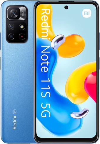 Смартфон Xiaomi Redmi Note 11S 5G 4GB/128GB международная версия (синий) - 1/1