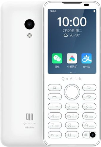 Кнопочный телефон QIN F21 Pro 4GB/64GB (международная версия, белый) - 1/1
