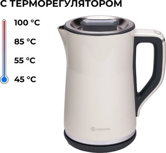 Электрический чайник Evolution KP18151D (белый) - 1/1