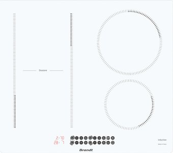 Варочная панель Brandt BPI164DUW - 1/1