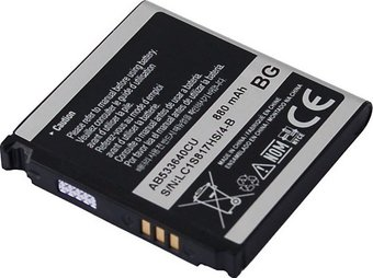 Аккумулятор для телефона Копия Samsung F330, G400, J400, S3600 (AB533640C) - 1/1