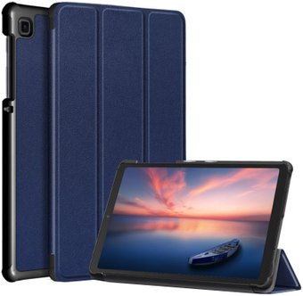 Чехол для планшета JFK Smart Case для Samsung Galaxy Tab A7 Lite (темно-синий) - 1/1