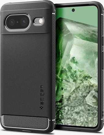 Чехол для телефона Spigen Rugged Armor для Google Pixel 8 ACS06277 (черный) - 1/1