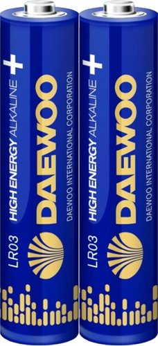 Батарейка Daewoo High Energy Alkaline AAA 2 шт. 5030350 - 1/1