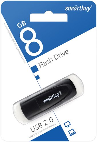 USB Flash SmartBuy Scout 8GB (черный) - 1/1