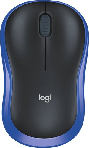 Мышь Logitech M186 (черный/синий) - 1/1