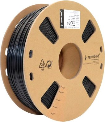 Пластик Gembird 3DP-ASA1.75-01-BK (1.75мм, 1кг, черный) - 1/1