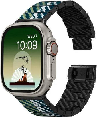 Браслет Pitaka Poetry of Things ChromaCarbon для Apple Watch (38/40/41/42/44/45/49 мм, wind) - 1/1